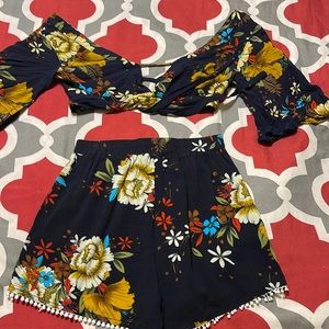 Boho tie back set
